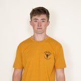 Ariat Bison Skull T-Shirt for Men in Buckhorn Orange
