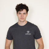 Ariat Circular Zuni T-Shirt for Men in Grey