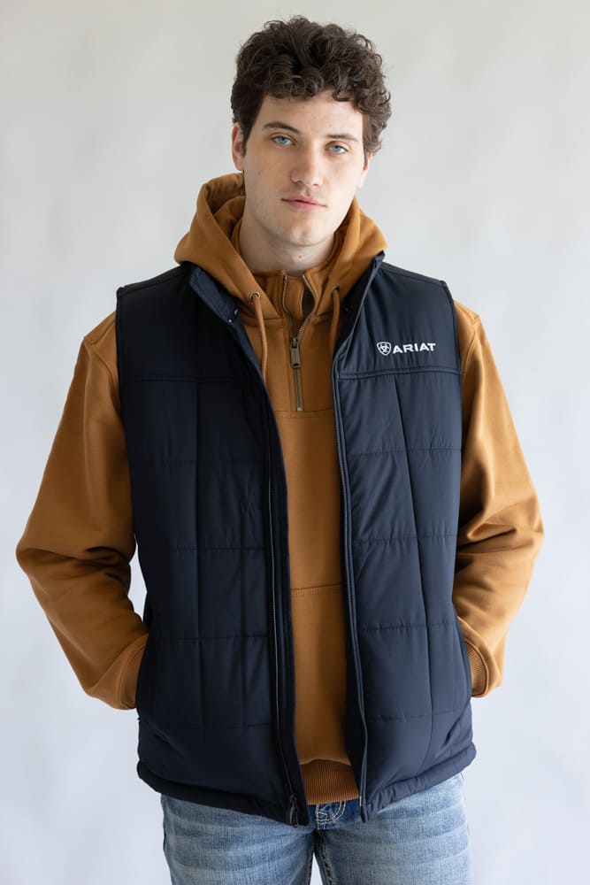 Ariat Crius Insulated Vest for Men in Black