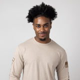 Ariat Elevated V2 Long Sleeve T-Shirt for Men in Brown