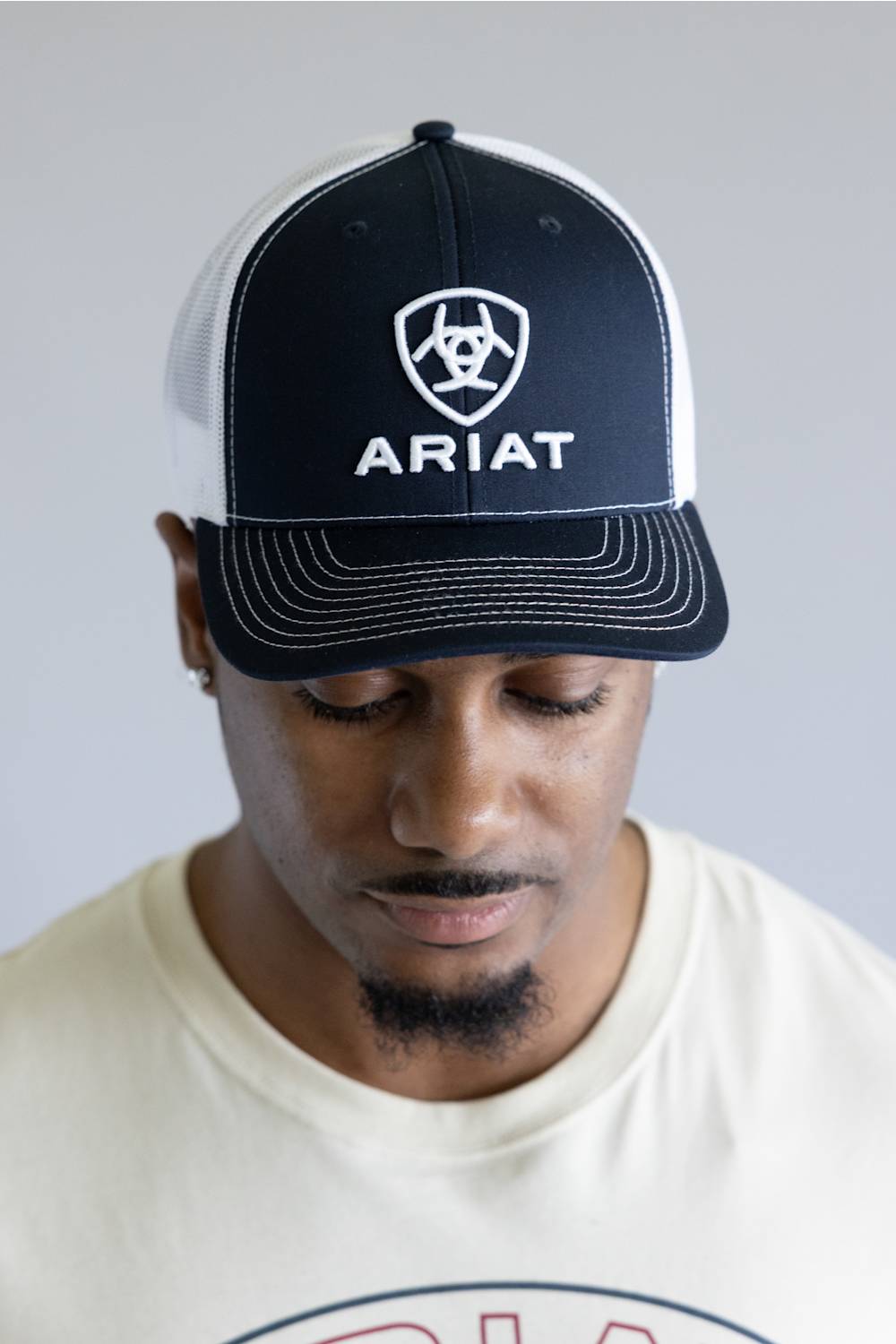 Ariat Embroidered Logo Cap for Men in Navy
