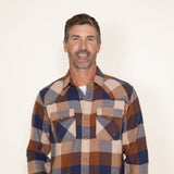 Ariat Haider Retro Fit Flannel Shirt for Men in Brown