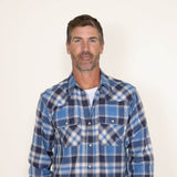Ariat Hoyt Flannel Shirt for Men in Blue