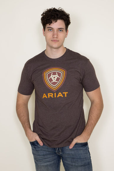 Ariat Rope Lockup T-Shirt for Men in Brown
