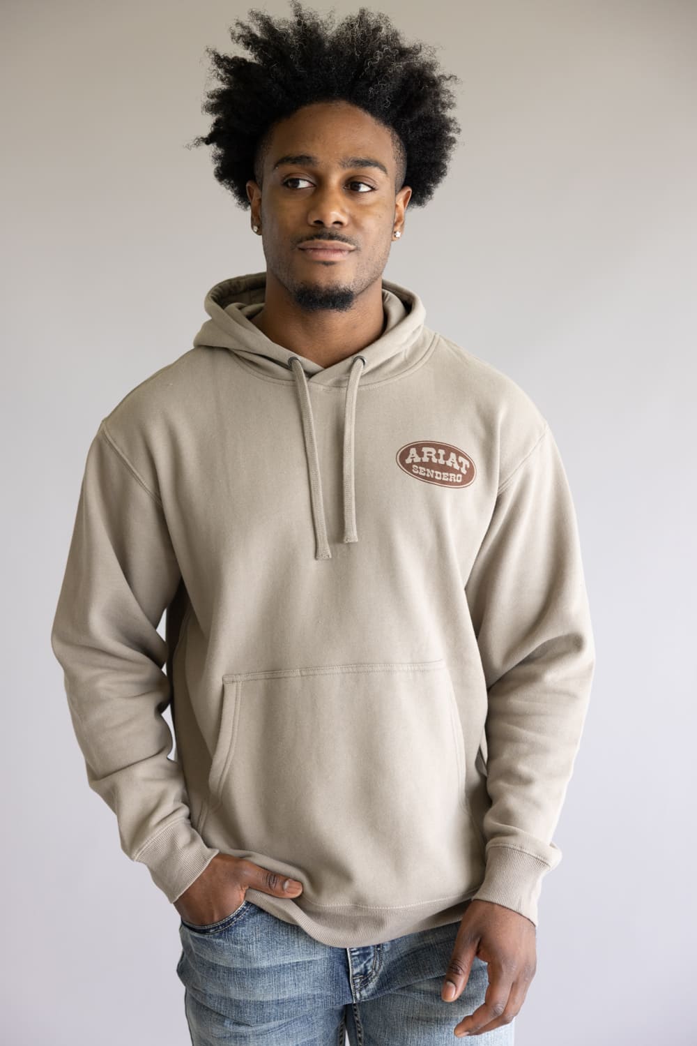 Ariat x Sendero Slow Horses Hoodie for Men in Brown