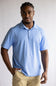 1897 Legends Geometric Polo for Men in Blue.