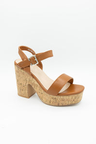 Brenna Platform Heels for Women in Brown