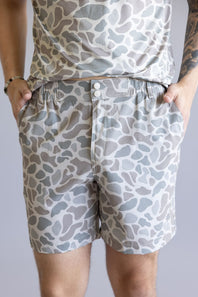 Burlebo Everyday Shorts for Men in Classic Deer Camo