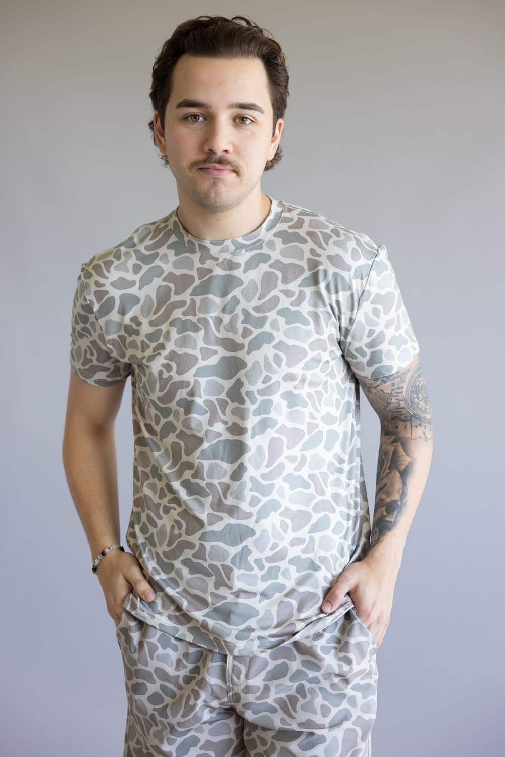  Burlebo Go To T-Shirt for Men in Camo 
