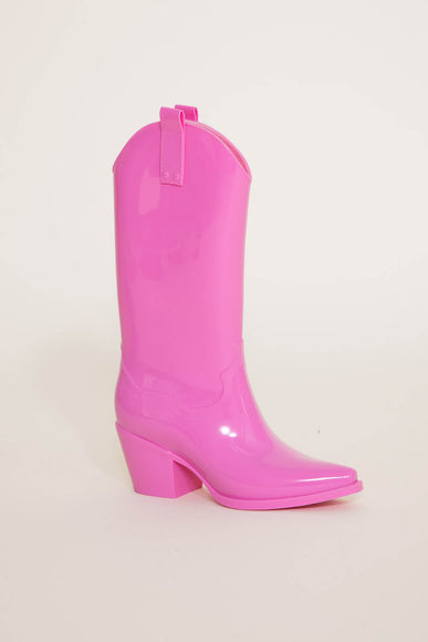 Beach by Matisse Annie Cowboy Rain Boots for Women in Pink