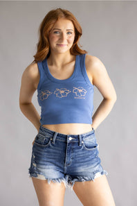 Billabong Headed to Sea Tank Top for Women in Dutch Blue