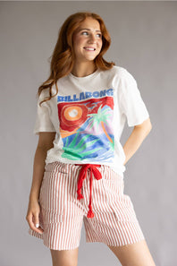 Billabong Highs and Lows Graphic T-Shirt White