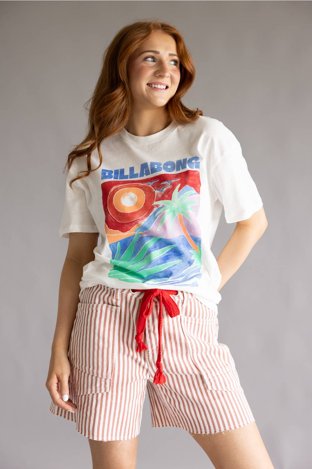 Billabong Highs and Lows Graphic T-Shirt White