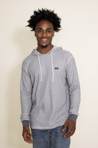 Billabong Keystone Pullover Thermal Hoodie for Men in Oat