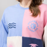 Billabong Later Days Kendall Crewneck for Women in Dusty Rose