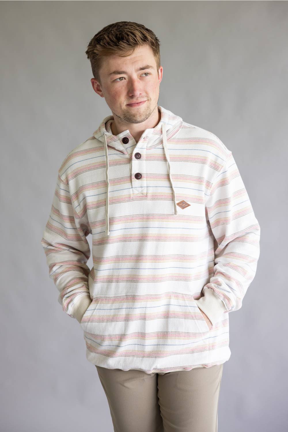 Billabong Rancho Pullover Hoodie for Men in Oatmeal