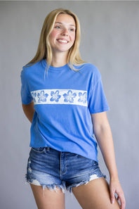 Billabong Somewhere Close Graphic T-Shirt for Women in Blue