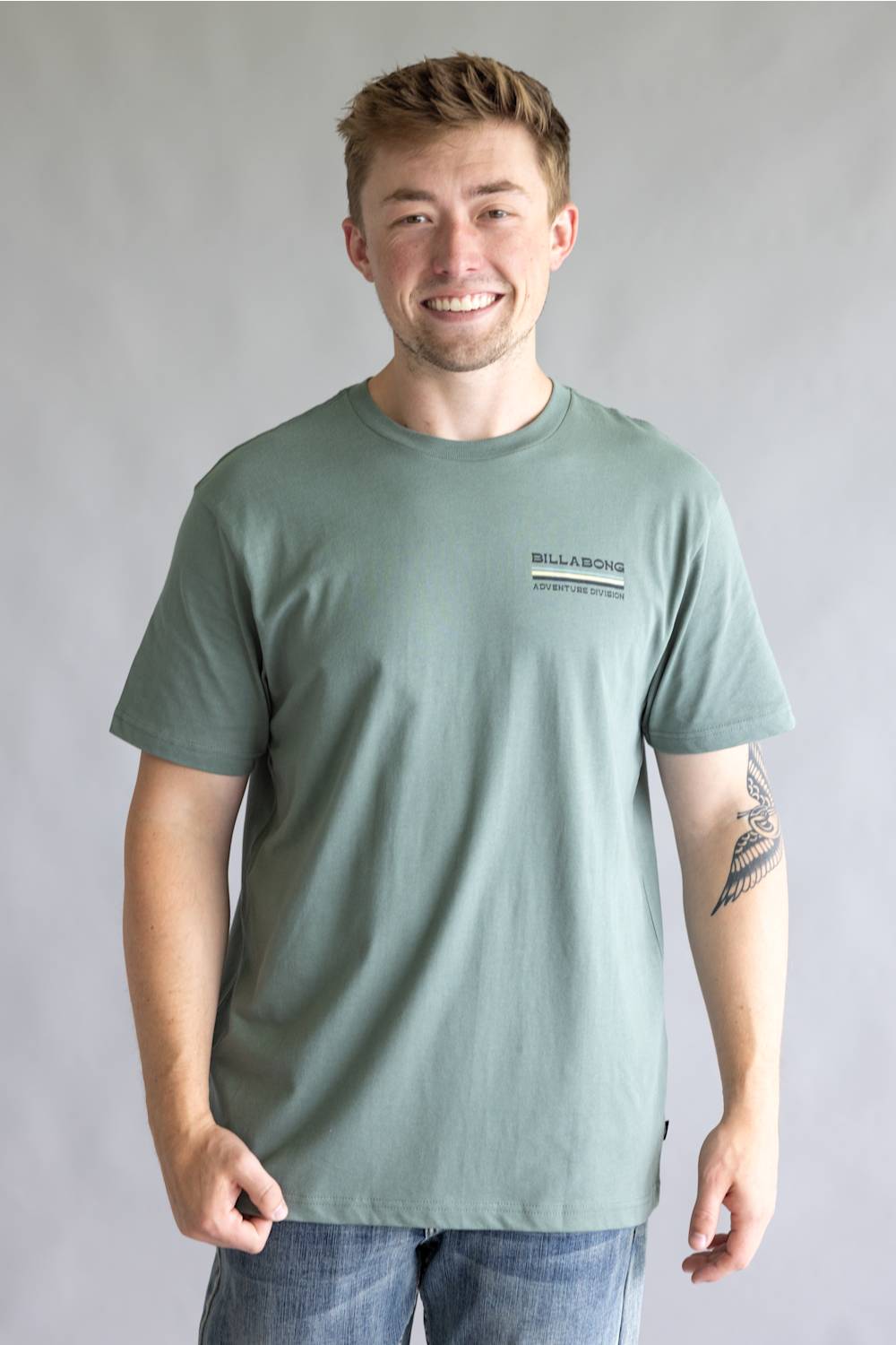 Billabong State Park Adiv T-Shirt for Men in Laurel Wreath