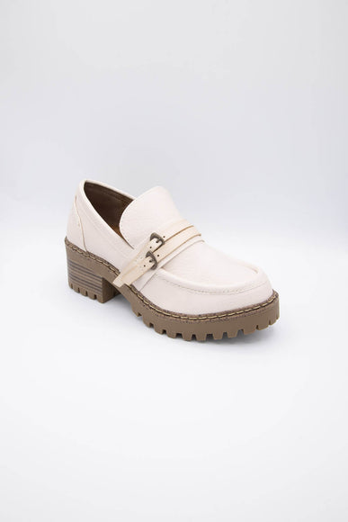 Blowfish Malibu Shoes Lahtay Lug Loafers for Women in Cloud