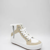 Blowfish Malibu Shoes Rezzie Sneakers for Women in White Cobra