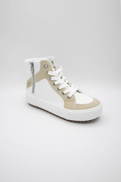 Blowfish Malibu Shoes Rezzie Sneakers for Women in White Cobra