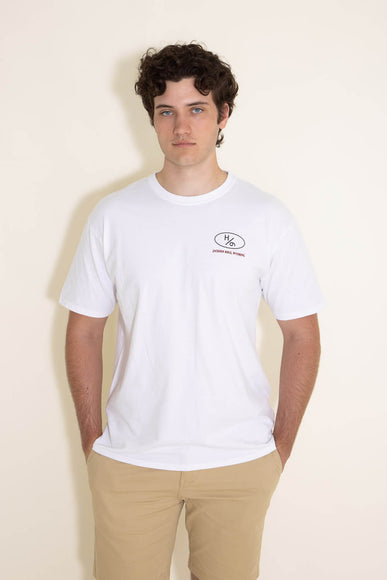 Horstmann Ranch H6 Anarchy US Flag T-Shirt for Men in White