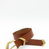 Boho Triangular Belt for Women in Brown