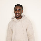 Brooklyn Cloth Henley Neck Snap Sherpa Hoodie for Men