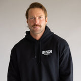 Busch Buck Shield Graphic Sweatshirt for Men in Black