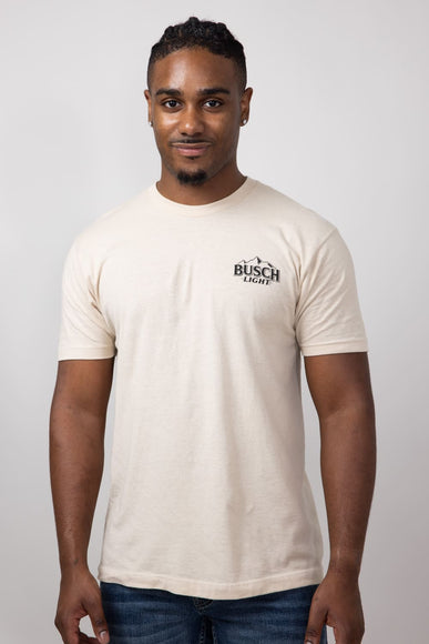 Busch Camo Can Deer T-Shirt for Men in Sand