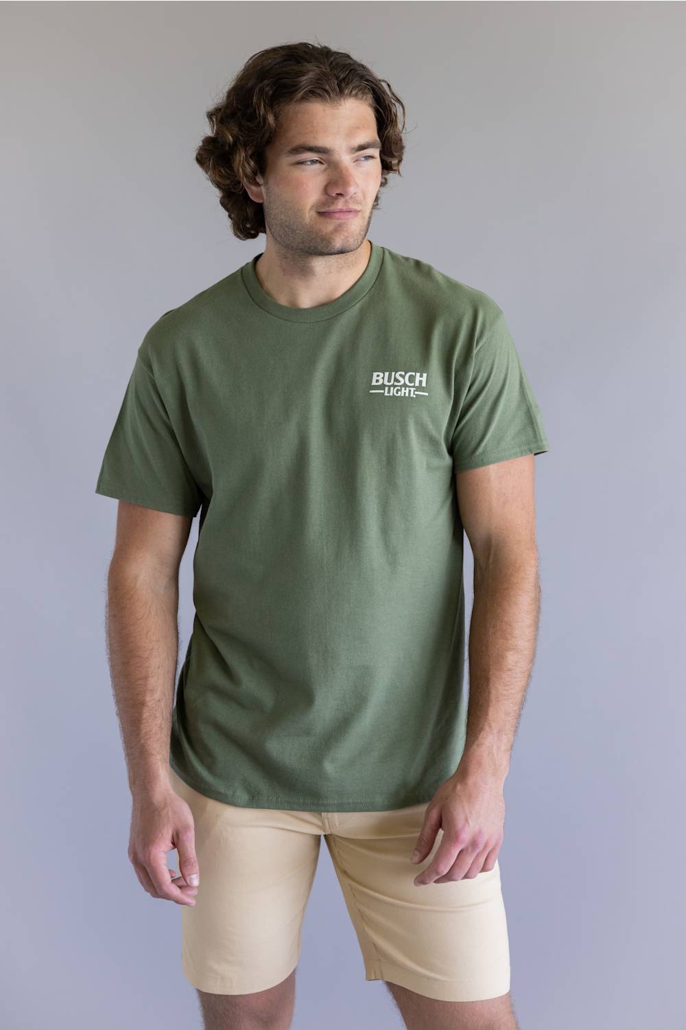 Busch Light Wildlife T-Shirt for Men in Green