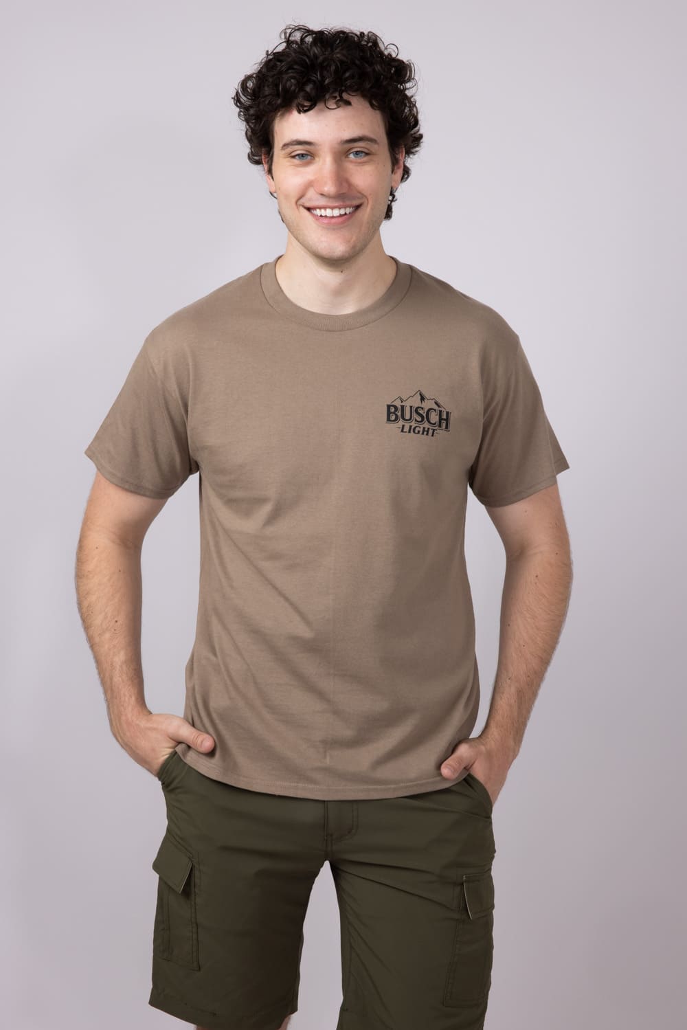Busch Wildlife Pointer T-Shirt for Men in Brown