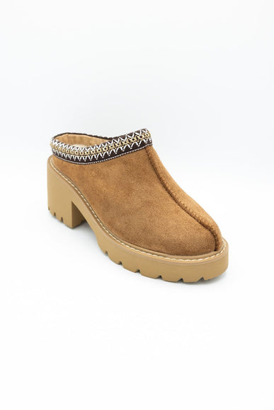 C&C California Sweden Braided Slippers for Women in Tan