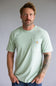 Carhartt Garment Dye Pocket T-Shirt for Men in Light Green