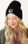 Carhartt Knit Satin Lined Beanie for Women in Black