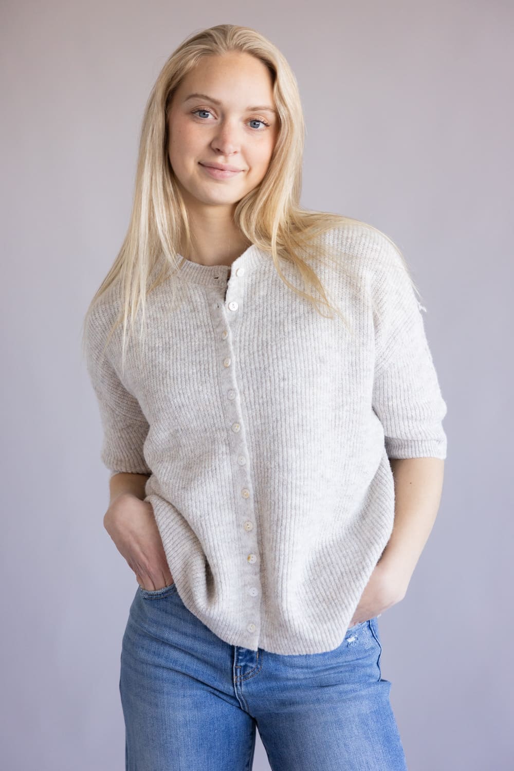 Things Between Cherie Cardigan for Women - Oat