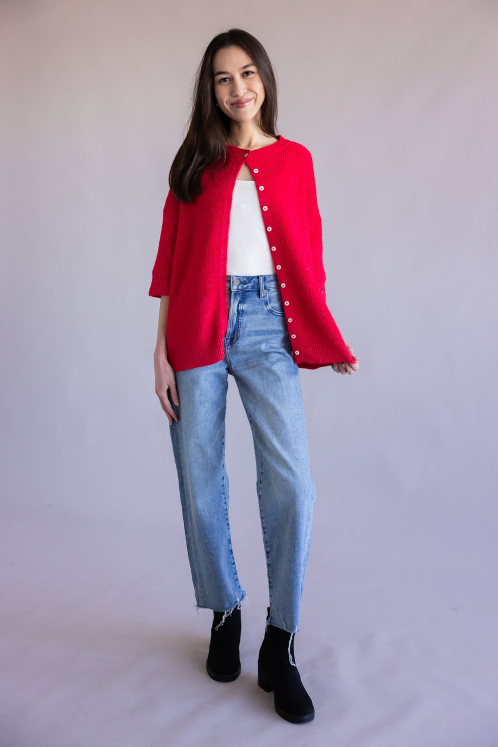 Things Between Cherie Cardigan for Women in Red