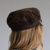 C.C. Newsboy Cap for Women in Brown