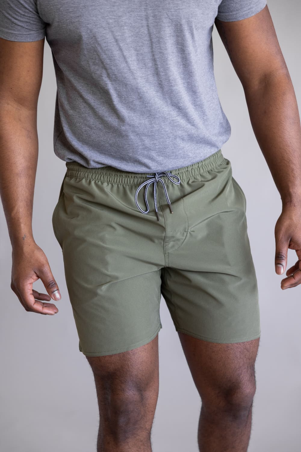 Rhythm Classic Beach Shorts for Men in Olive