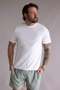 Industrie Classic Crew T-Shirt for Men in White