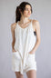 Simply Southern Corded Ribbed Romper for Women in Pearl