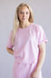 Simply Southern Cropped Lounge Top for Women in Blush