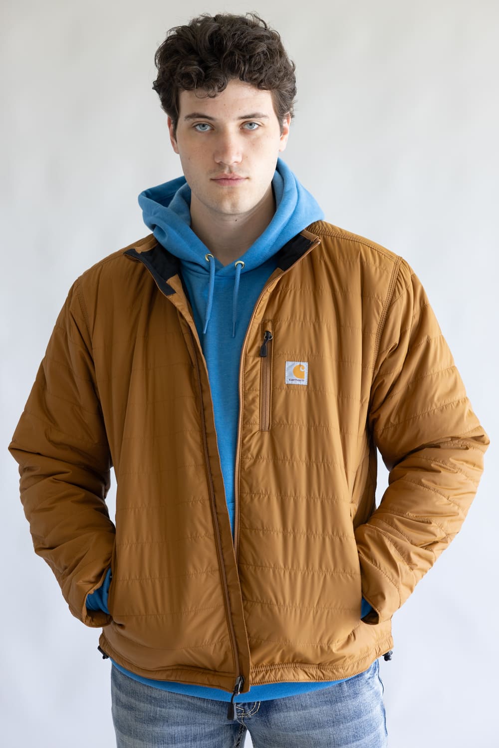 【チャーリー】KARDELEN カデーレン HELGE 大型ブランケット Carhartt Gilliam Jacket for Men in Carhartt Brown | 102208-BRN
