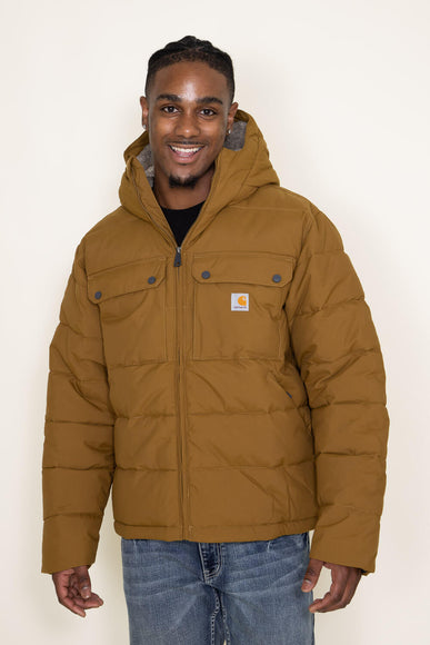 Carhartt Insulated Hood Coat for Men in Brown