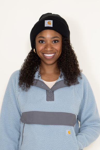 Carhartt Ribbed Knit Beanie for Women in Black