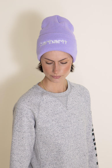 Carhartt Knit Cuff Beanie for Women in Purple