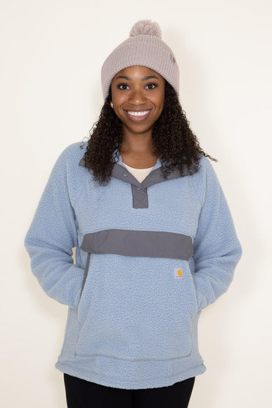 Carhartt Knit Pom-Pom Beanie in Purple