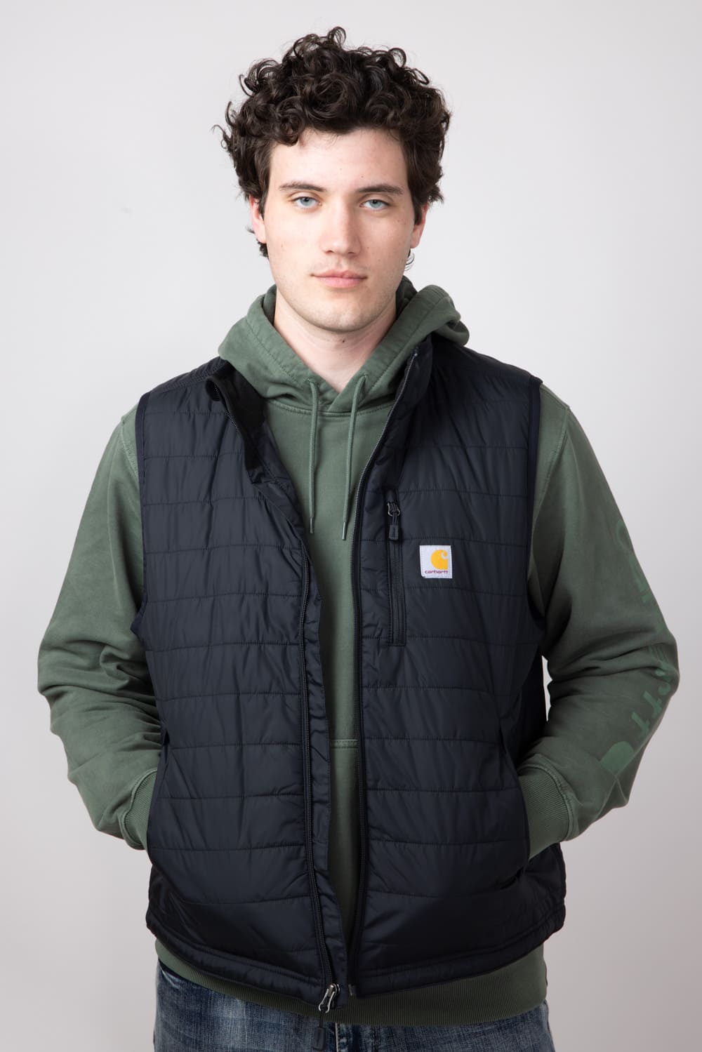 Carhartt Lightweight Insulated Vest for Men in Black