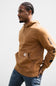 Carhartt Logo Sleeve Hoodie for Men in Brown