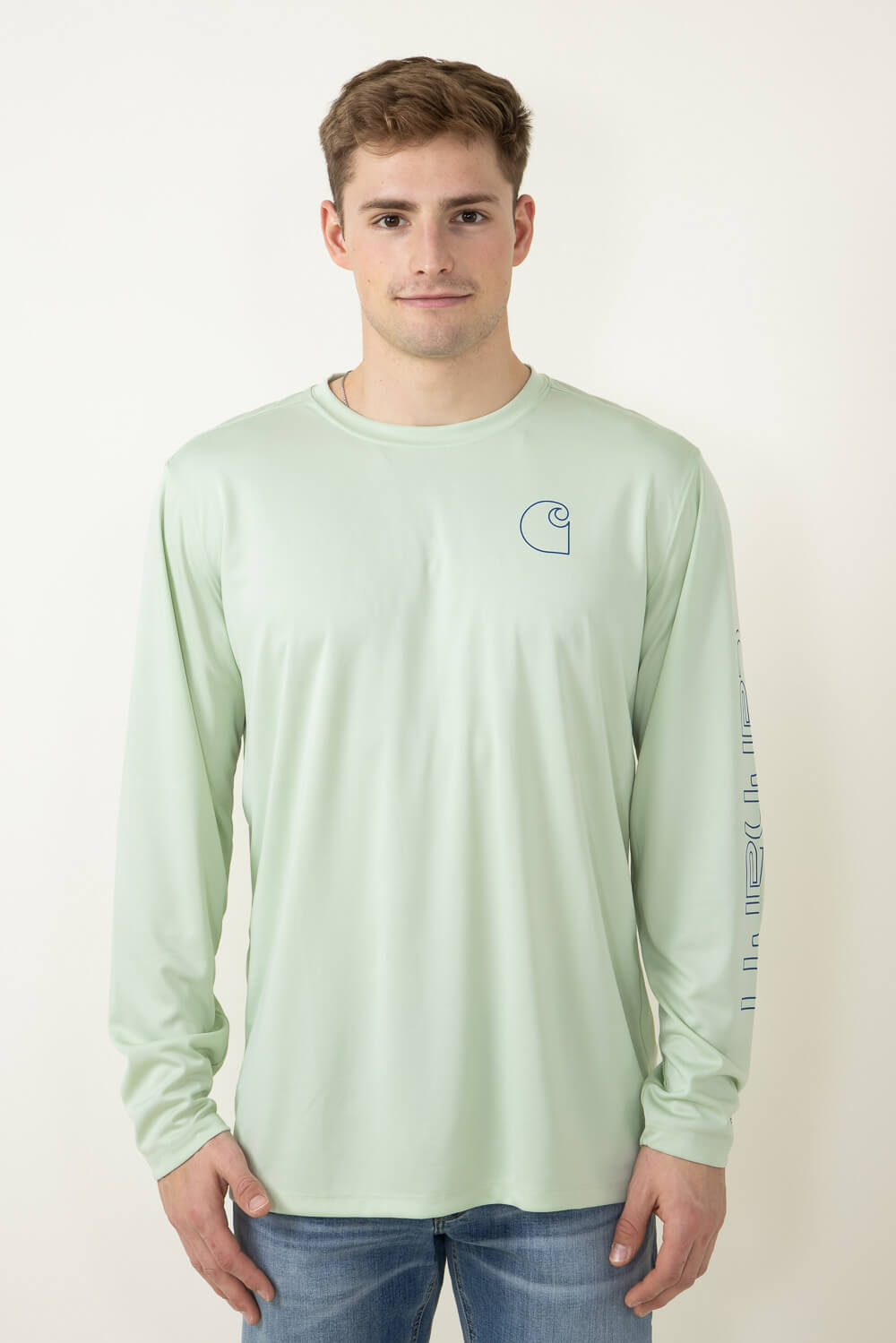 green white graphic tee